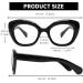JM 3 Pack Cateye Reading Glasses | Blue Light Blocking | Photochromic | 2.25x | Stylish & Comfortable for Men & Women - Buy Online on GoSupps.com
