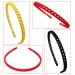 Buy 12 Thin Plastic Headbands for Girls & Women - 8mm Chain Hairbands with Teeth for Kids | International Shipping Available - Buy Online on GoSupps.com