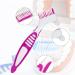Denture Brush Denture Toothbrush Cleaning Brush Portable Denture Brush Cleaning Brush Heads For Denture Care False Teeth Toothbrush Denture Cleaning Brush Dual Head Toothbrush (4) - Buy Online on GoSupps.com