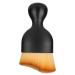 Curved Wine Glass Makeup Brush - Soft Touch Blending Brush for Liquid & Blush - Premium Cosmetics Tool (Brown) | International Shipping - Buy Online on GoSupps.com