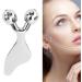 3D Facial Massager Body Slimming Roller Double-Sided Rolling Metal Ball Design Skin Care Massager with Gua Sha Function Ideal for Facial Care and Stress Relief - Buy Online on GoSupps.com