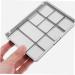 SOIMISS Palette M tallique pour Fard Paupi res Vide Magn tique 2 Pi ces 10 Compartiments avec Couvercle Transparent pour Maquillage Professionnel et Usage Quotidien - Buy Online on GoSupps.com