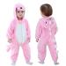 Doladola Unisex Baby Toddlers Romper Jumpsuit Hooded Cartoon Sleepsuits Infant Outfit 12-18 Months Pink Dinosaur