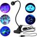 KLAZZ USB UV LED Black Light Lamp for UV Gel Nails - Clamp Fixtures, Portable & Plug & Play - Ideal for Apres Gel x Nail Tips & Fluorescent Paint - Satin Detection - Buy Online on GoSupps.com
