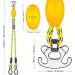 SELEWARE Heavy Duty Boat Tow Harness with Stainless Steel Quick Connector - Yellow - Buy Online on GoSupps.com
