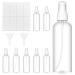 UooTach 8 x 100ml spray bottles small atomizer spray bottle with 8 labels and 2 horses portable perfume dust refilling bottle for on the go ideal for perfume disinfection oils