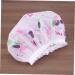 10pcs Healeved Plastic Shower Cap | Thicken & Water-Proof Bath Hat for Swimming | Miss Shower - Buy Online on GoSupps.com