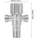 Buy Stainless Steel G1/2 Inch Bathroom Angle Valve - Durable Water Shut-Off Valve for Kitchen & Bathroom - Buy Online on GoSupps.com