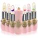 Crystal Jelly Flower Color Changing Lipstick Set - 2/6PCS | PH Lipstick Gloss | Temperature Sensitive | Purple Shade - Buy Online on GoSupps.com