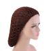 Minkissy 2 Pieces Sleeping Hair Nets - Crochet Long Hair Snood Turban for Women & Girls | Beige & Coffee - Buy Online on GoSupps.com
