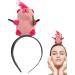 Capybara Skin Care Headband Animal Headband Plush Capybara Spa Hairband Cute Plush Headband Wide Headband Women's Spa Makeup Headband for Washing Face Pink - Buy Online on GoSupps.com