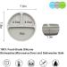 ANTUREBAY Silicone Suction Plates for Babies - Divided Toddler Plates with Spoon Fork - Dishwasher & Microwave Safe - Blue Green Gray - Buy Online on GoSupps.com