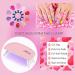 Gel X Nail Kit - 2 in 1 Nail Glue & Base Coat, 500 Coffin Nail Tips, UV Lamp - All-in-One Gel Nail Set (Clear & Apricot Color) - Buy Online on GoSupps.com