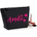 Personalized Name Cosmetic Bag - Large Makeup Bag for Ladies - 34x22x11 cm 5 Litres - Stylish Handbag Essential - Buy Online on GoSupps.com