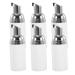 Beaupretty Airless Bottles Plastic Foam Dispenser Bottle Refillable Foaming Soap Dispenser Bottle Airless Lotion Bottle for Travel 6pcs(Sliver) Plastic Foam Dispenser Bottle