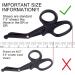 Medical Bandage Scissors 7 Emergency EMT Trauma Shears - Combat Tactical Tourniquet Kit for Paramedic First Aid - Home Nurse Bleeding Control (Black) - Buy Online on GoSupps.com