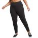 Just My Size Women's Plus-Size Stretch Jersey Full Length Leggings 2X Black