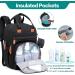 Shop BabbleRoo Baby Diaper Bag & Backpack - Stylish Casual Black Diaper Backpack for Moms | International Shipping Available - Buy Online on GoSupps.com