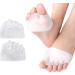 1Pair Silicone Toe Separator Bunion Corrector Orthopedic Hallux Valgus Straightener Brace - White - Buy Online on GoSupps.com