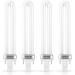 IMIKEYA 4pcs Nail Dryer Lamp Bulbs Tube Replacement 9W 365nm UV Bulb Light Bulb for Nail Art Gel Curing Drying Light Manicure Tool for DIY Lamp Light