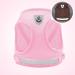 Meioro Adjustable Dog Harness with Leash - Soft Padded Reflective Vest for Small & Medium Dogs - Pink Size L (41-46cm) - Perfect for Puppies and Cats - Buy Online on GoSupps.com
