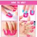 SIOPPKIK Nail Polish Stencil Kit - 26pcs Reusable Edge Skin Barriers & Correctors in Rose Red | Perfect Nail Art Solution - Buy Online on GoSupps.com