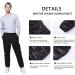 Tapasimme Men's Winter Down Pants | High Waisted Snow Trousers | Small Cargo Black - Buy Online on GoSupps.com