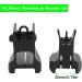 AGGXPF Fixed Iron Sights Set for Picatinny Weaver Rails - Durable Backup Front and Rear Sight - Buy Online on GoSupps.com