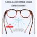 Shop Abetos Retro Reading Glasses - Anti Blue Light Comfortable Stylish for Men & Women - Large Round Computer Glasses in Starch Yellow 3.0x - Buy Online on GoSupps.com