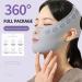 Bowtong Reusable V-Face Bandage Shaper for Women - Weight Loss Lift-Up Belts Reduces Double Chin Thinner Gray Mask - Buy Online on GoSupps.com