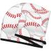 Hair Towel Wrap - Quick Drying Towel Turban with Button - Baseballs Design - Buy Online on GoSupps.com