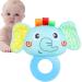 Toddler Rattle Teether - Soft Sensory Plush Toy for Early Development | Washable Teething Toy - Perfect Gift for Holiday Babies | Weishangshe Elephant - Buy Online on GoSupps.com