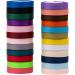 Grosgrain Ribbon Set - 96 Yards, 3/8 Inch Width, 24 Colors - Ideal for Wedding, Gift Wrapping, Bow Making & Crafts - Buy Online on GoSupps.com
