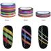 Dajidafu 14piece Easy To Nail Art Striping Tape Set Fashionable And Unique For Stunning Nails Paper Wide Application Multicolored Random Color 2MM - Buy Online on GoSupps.com