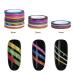 Lmoikesz 14pcs Nail Art Striping Tapes - Easy to Apply Multicolored Design for Trendy Nails - Buy Online on GoSupps.com