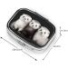 Ferrets Printing Small Pill Case | 2 Compartment Travel Pill Organizer | Cute Pill Box for Purse & Gifts - Buy Online on GoSupps.com