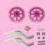 YTKD Flash Mute Training Wheels for 12 Inch Bikes - Pink (1 Pair) - Buy Online on GoSupps.com