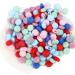 Hole Cord Lock Stopper spring buckle Cord Locks 100pcs 10mm Flat Adjustment Buckle Beads Silica Gel Bottons For Mask Elastic Cord Colorful Rope Lock DIY Strap Cord End(Bean Paste) - Buy Online on GoSupps.com