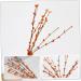 5pcs Artificial Berry Branch Christmas Ornaments Christmas Decoration Christmas Garland Berry Artificial Tree Picks Holly Berry Sprigs Plants Decor Plastic Small Fruit Halloween Orange 30x5cm - Buy Online on GoSupps.com