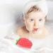 ARTIBETTER Kids Exfoliating Shower Bath Sponge - Strawberry Shaped Body Scrubber - Red - 17X14X4.5CM - Buy Online on GoSupps.com