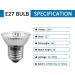 SCNNC E27 Reptile Heating Bulb UVA UVB Bulb Tortoise 50W 230V Dimmable Sunbathe Heat Lamp E27 Reptile Basking Bulb for Bearded Dragon Lizard Snake Gecko Turtle Chameleon Pack of 4 - Buy Online on GoSupps.com