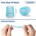 20pcs Gel Toe Sleeves - Aloe Vera Toe Protectors for Corns Blisters & Hammer Toes - Cushions for Pinky Toe (Blue - Buy Online on GoSupps.com