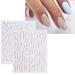 JMEOWIO Glitter Holographic Nail Art Stickers - 12 Sheets Self-Adhesive Decals for Stunning Nail Designs | Aurora Nail Supplies & Decorations - Buy Online on GoSupps.com