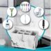 ZCCZ Marble Look Toothbrush Holder - Electric Toothpaste & Makeup Brush Stand - Bathroom Organizer with Removable Tablet - Buy Online on GoSupps.com