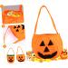 IWOWHERO Sweet Packing Bags 2pcs Halloween Tote Pumpkin Bag Kids Goodie Bags Non Woven Treat Bags Candy Bag Storage Bag - Buy Online on GoSupps.com