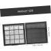 NOLITOY 2pcs Eye Shadow Box Blush for Cheeks Empty Eyeshadow Case Eyeshadow Sub Plate Supplies Travel Pack 9.5X9.5X1.5CM As Shown - Buy Online on GoSupps.com