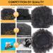 High Puff Afro Curly Wig Ponytail - 8 Inch Short Kinky Synthetic Clip-In Bun for Effortless Style - Buy Online on GoSupps.com