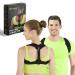 GARNO Posture Corrector for Men & Women  Back Brace with Fully Adjustable Straps  Invisible Trainer for Straight Spine  Supports Neck  Clavicle  Shoulders  Prevents Slumping & Scoliosis  Hunchback  Reliefs Pain  Fits Mos...