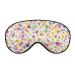 Colorful Confetti Sleep Mask for Women Adjustable Sleeping Eye Shades Cover with Elastic Strap