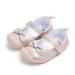 LACOFIA Baby Girls Mary Jane Flats Infant Anti-Slip First Walking Shoes 3 UK Child A Gold